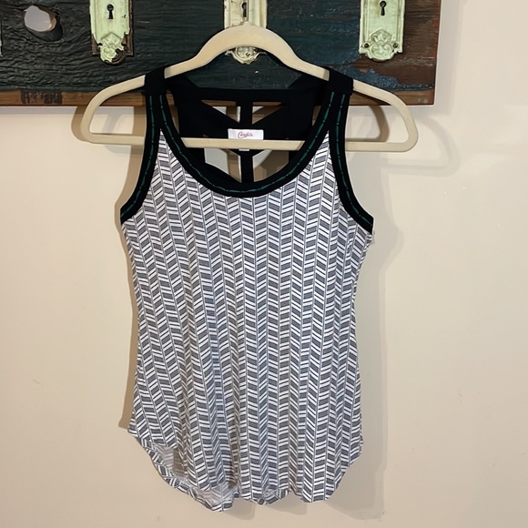 2/$25 Candie’s Lattice Cutout Back Tank Top - Picture 2 of 9